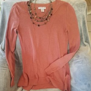 Wear your heart on your sleeve light sweater